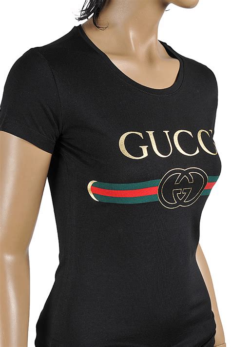 gucci designer tee|gucci tees women.